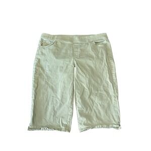 Gloria Vanderbilt All Around Slimming Effect Avery Capri Pants 20W Womens